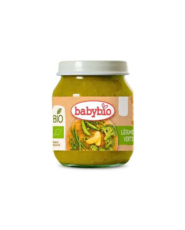 BABYBIO Légumes verts pot 130 gr + 4 mois
