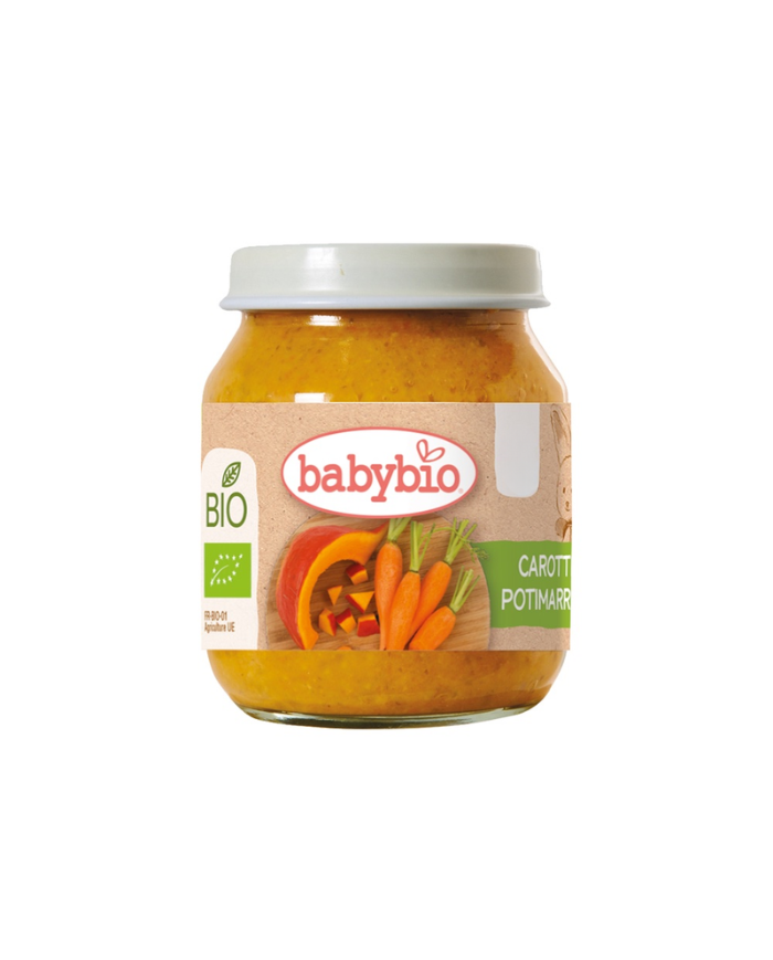 BABYBIO Carotte Potimarron pot 130 gr + 4 mois