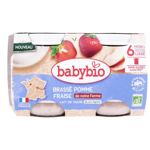 POT Brassé Vache Pomme Fraise des Fermes + 6 mois