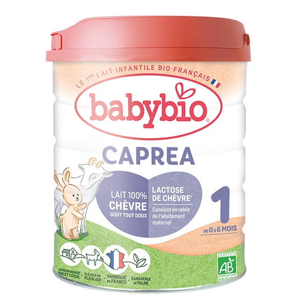 BABYBIO Caprea Lait 1ere âge / BT de 800 gr de 0 à 6 mois Lait de chèvre