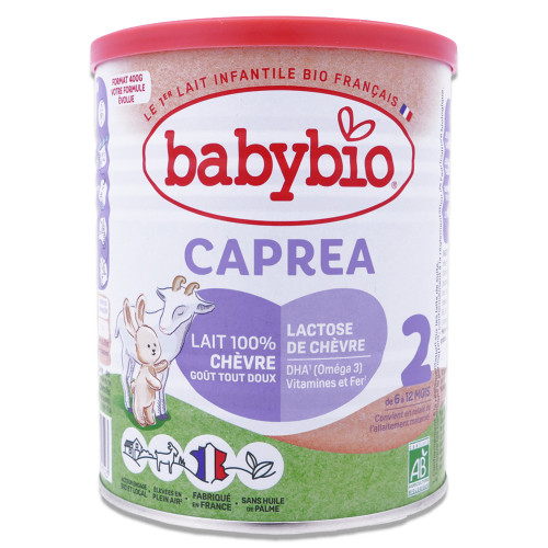 BABY BIO Caprea Lait 2éme âge / BT de 400g de 6 à 12 mois