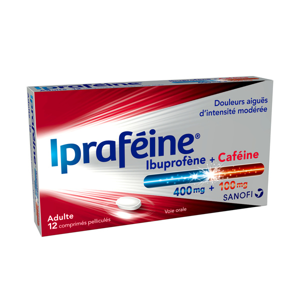 IPRAFEINE Comprimé AD 400/100 BT 12