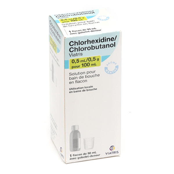 CHLORHEXIDINE/CHLOROBUTANOL MYLAN Bain de Bouche 500 ml