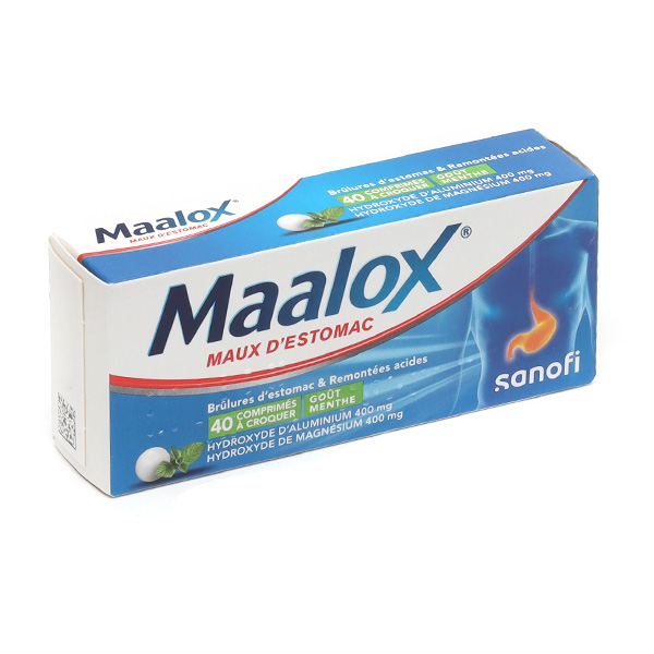 MAALOX MAUX D’ESTOMAC SUSP BUVABLE sachet / BT 20 Citron