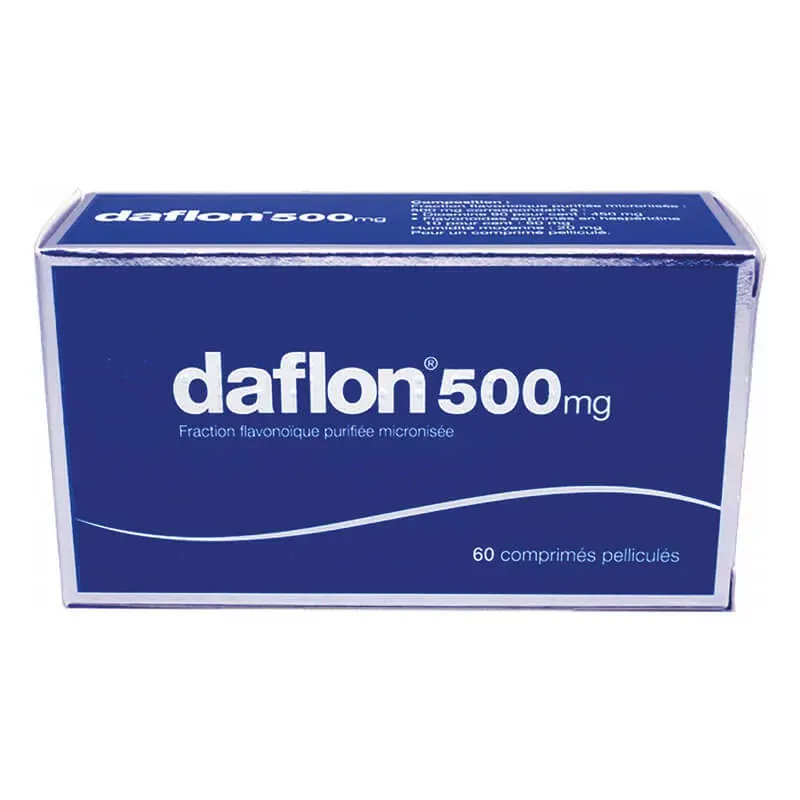 DAFLON comprimé pélliculé 500 mg / BT 60