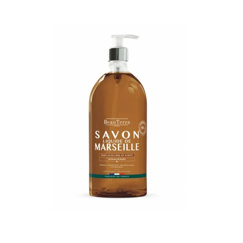 SAVON LIQUIDE DE MARSEILLE au Beurre deKarité 1 L