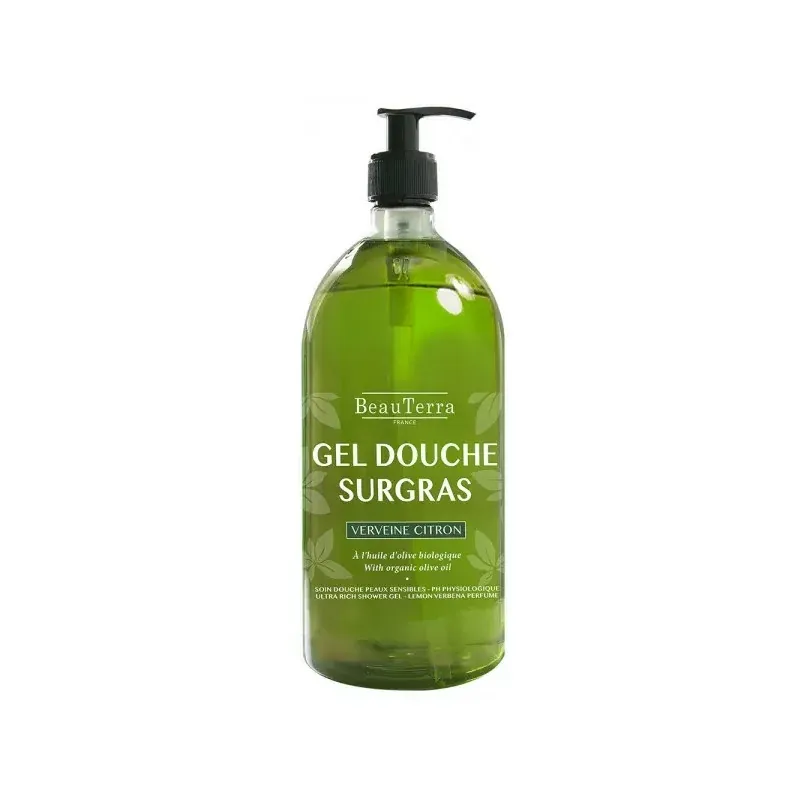 GEL DOUCHE SURGRAS à la Verveine Citron 1 L