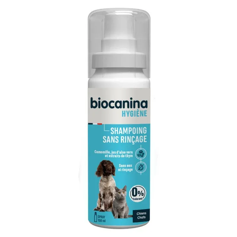 SHAMPOING HYGIENE Sans rinçage spray de 100 ml