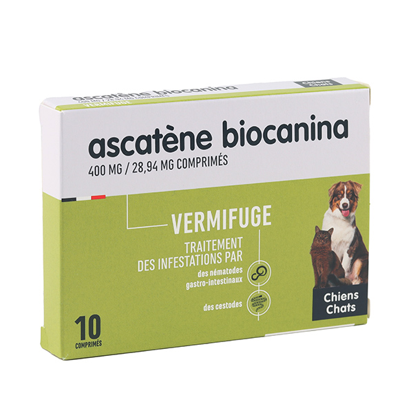 ASCATENE Chien et Chat / BT 10 comprimés AMM