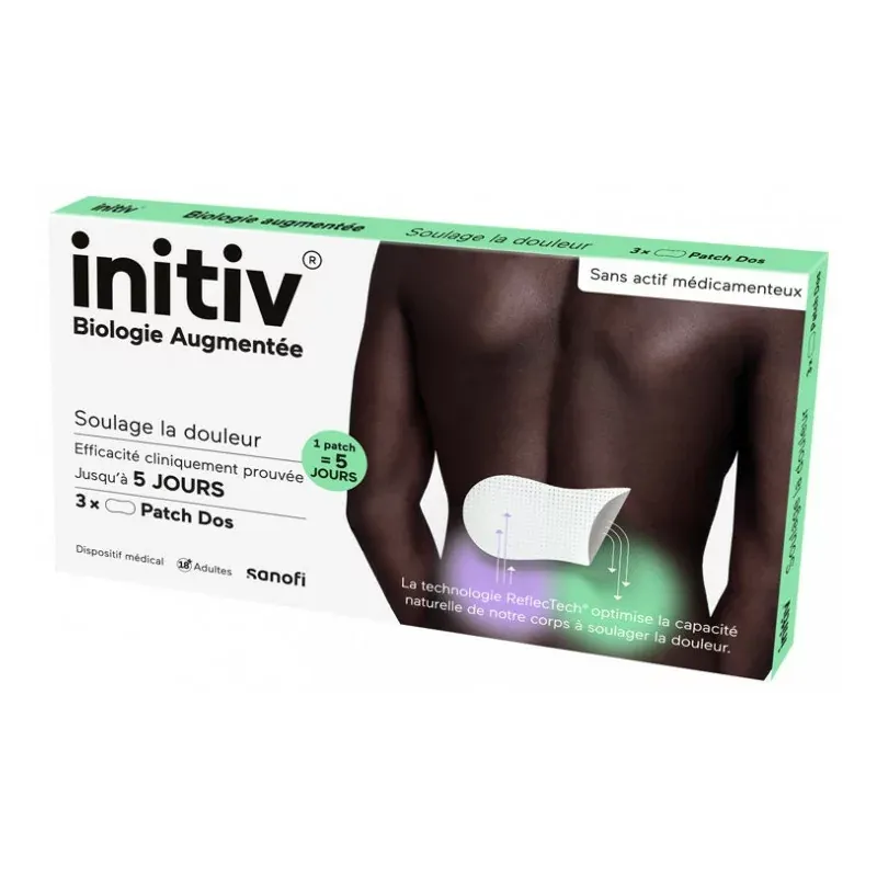 INITIV PATCH DOULEUR Dos / BT 3