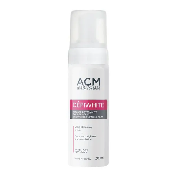 DEPIWHITE MOUSSE Nettoyante Eclaircissante pompe 200 ml
