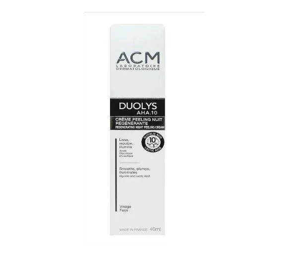 DUOLYS AHA 10 CRÈME Peeling Nuit Régénérante 40 ml