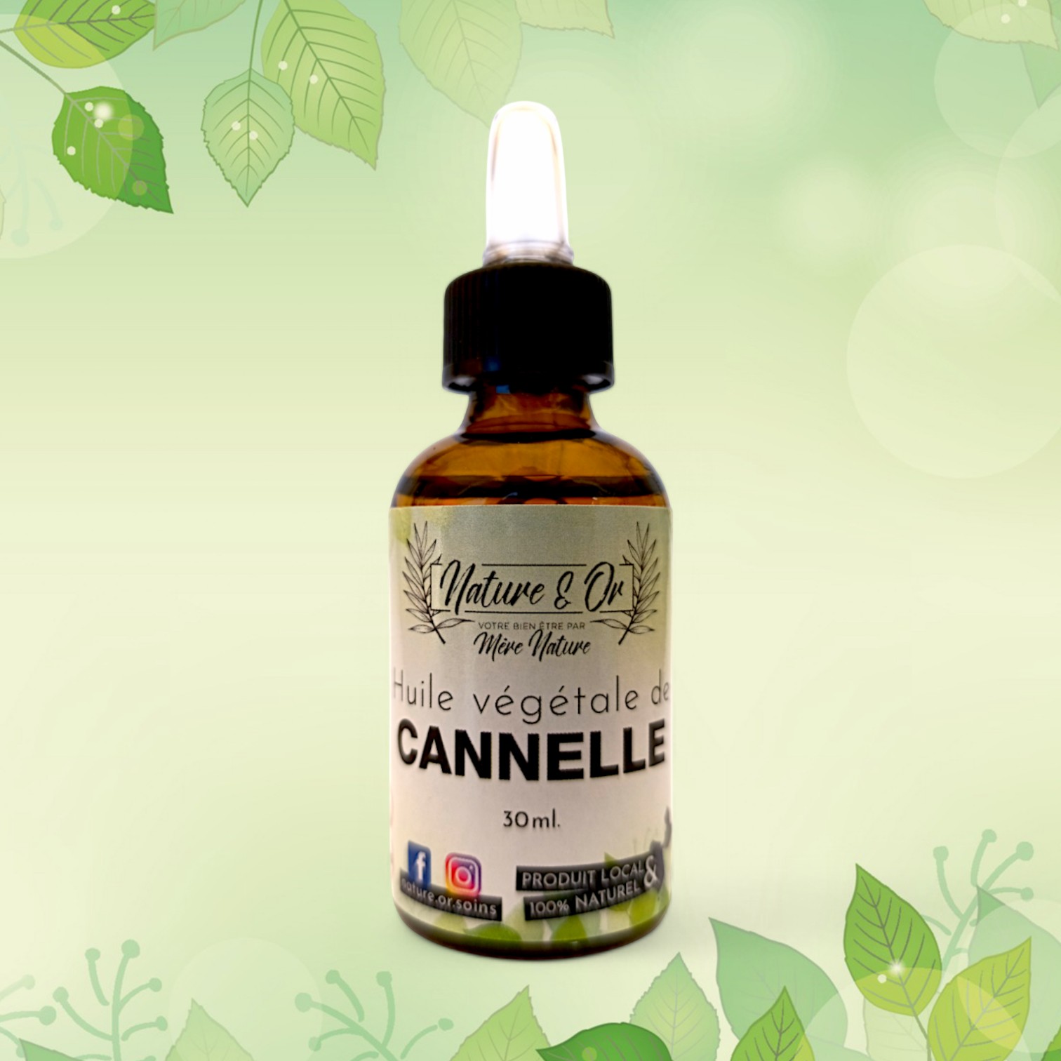 HUILE VÉGÉTALE Cannelle flacon de 30 ml