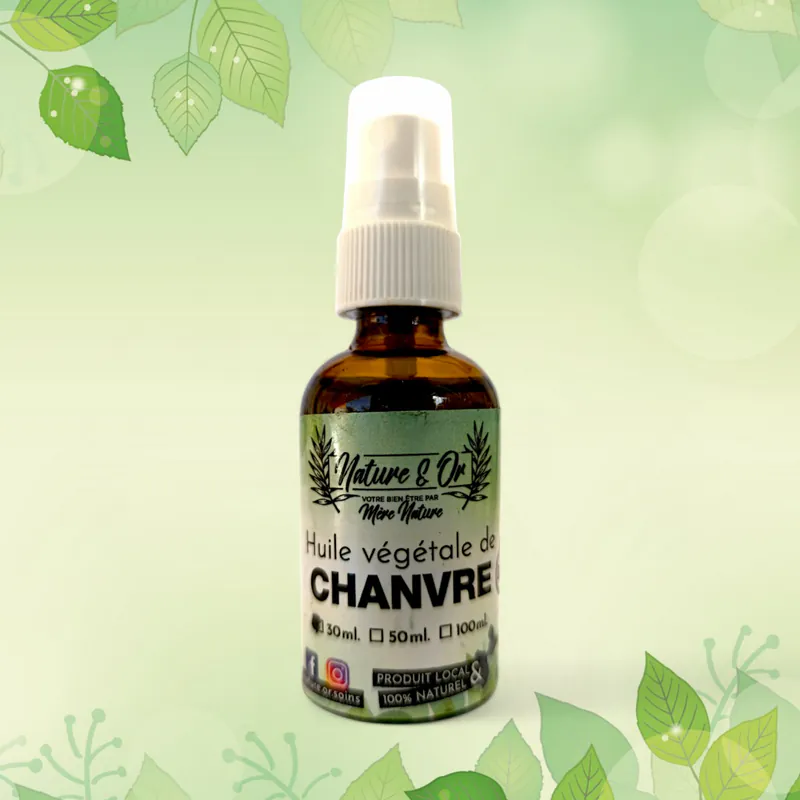 HUILE VÉGÉTALE Chanvre flacon de 30 ml BIO