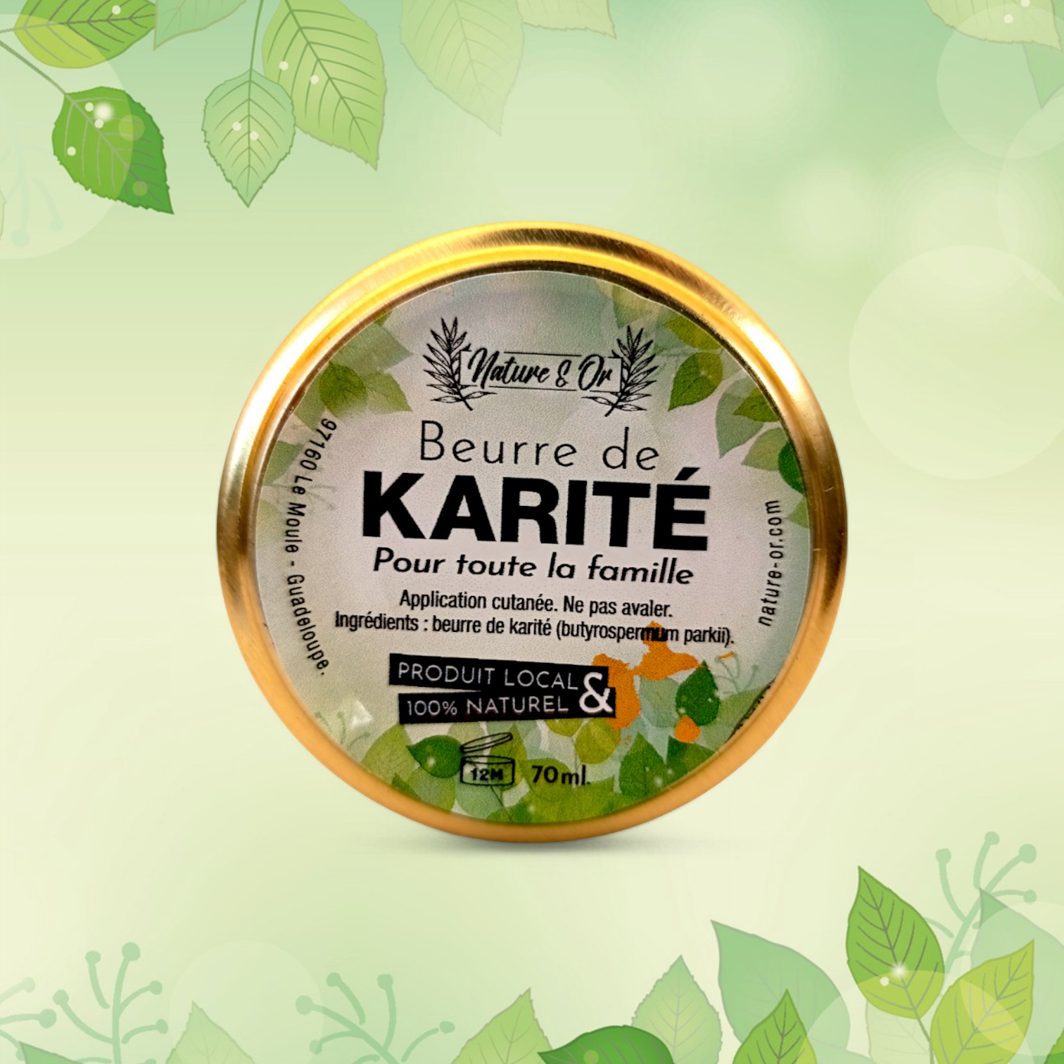 BEURRE de Karité flacon de 70 ml