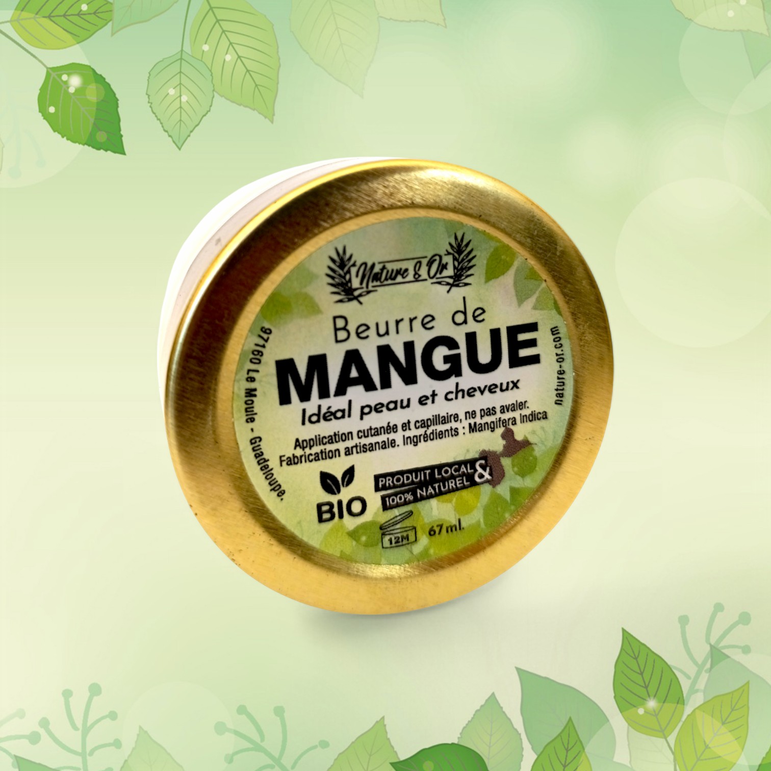 BEURRE de Mangue flacon de 67 ml BIO