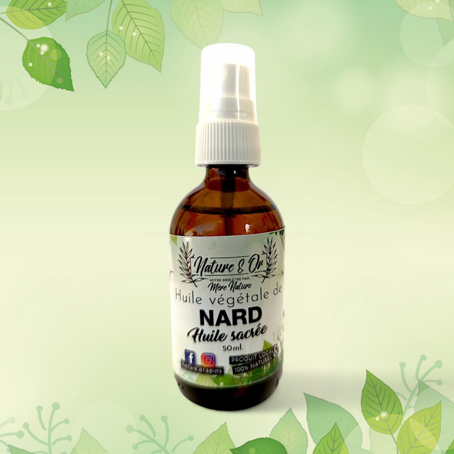 HUILE VÉGÉTALE Nard flacon de 50 ml