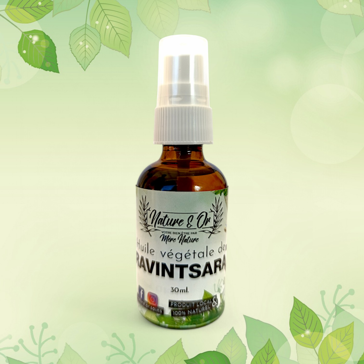 HUILE VÉGÉTALE Ravintsara flacon de 30 ml