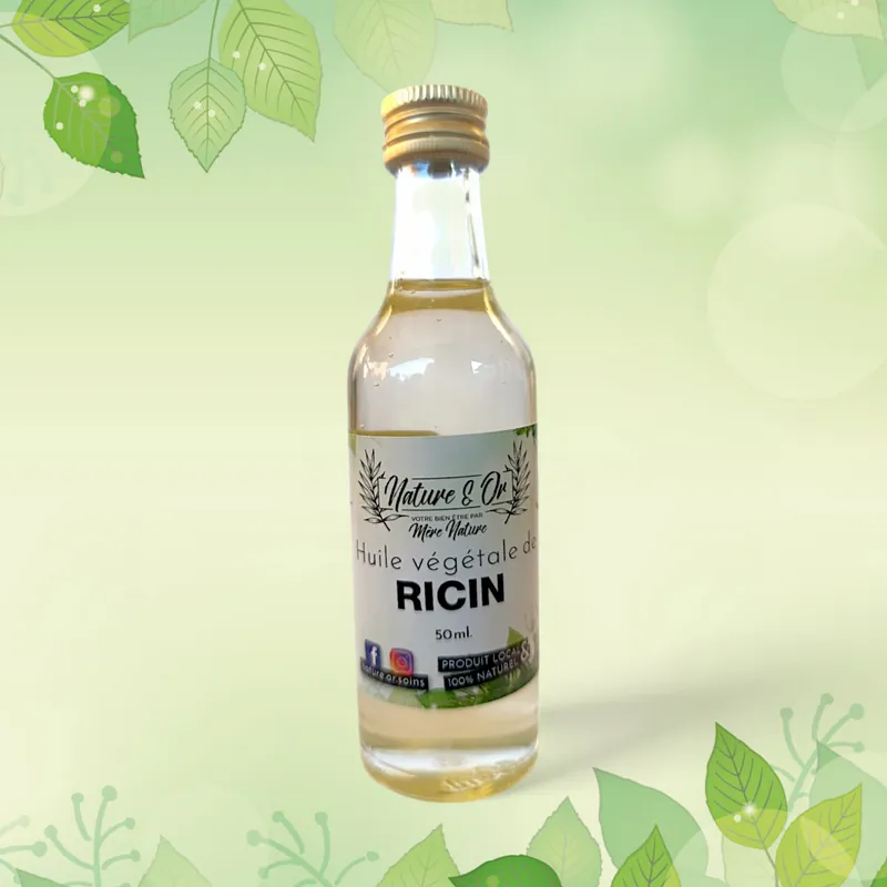 HUILE VÉGÉTALE Ricin flacon de 50 ml BIO
