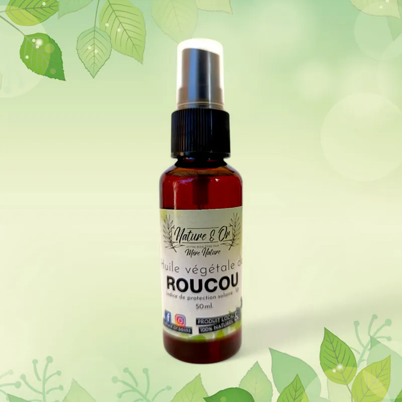 MACERAT HUILE VÉGÉTALE Roucou flacon de 50 ml