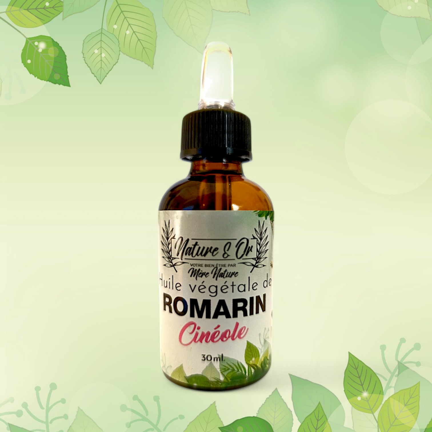 HUILE VÉGÉTALE Romarin Cinéole flacon de 30 ml
