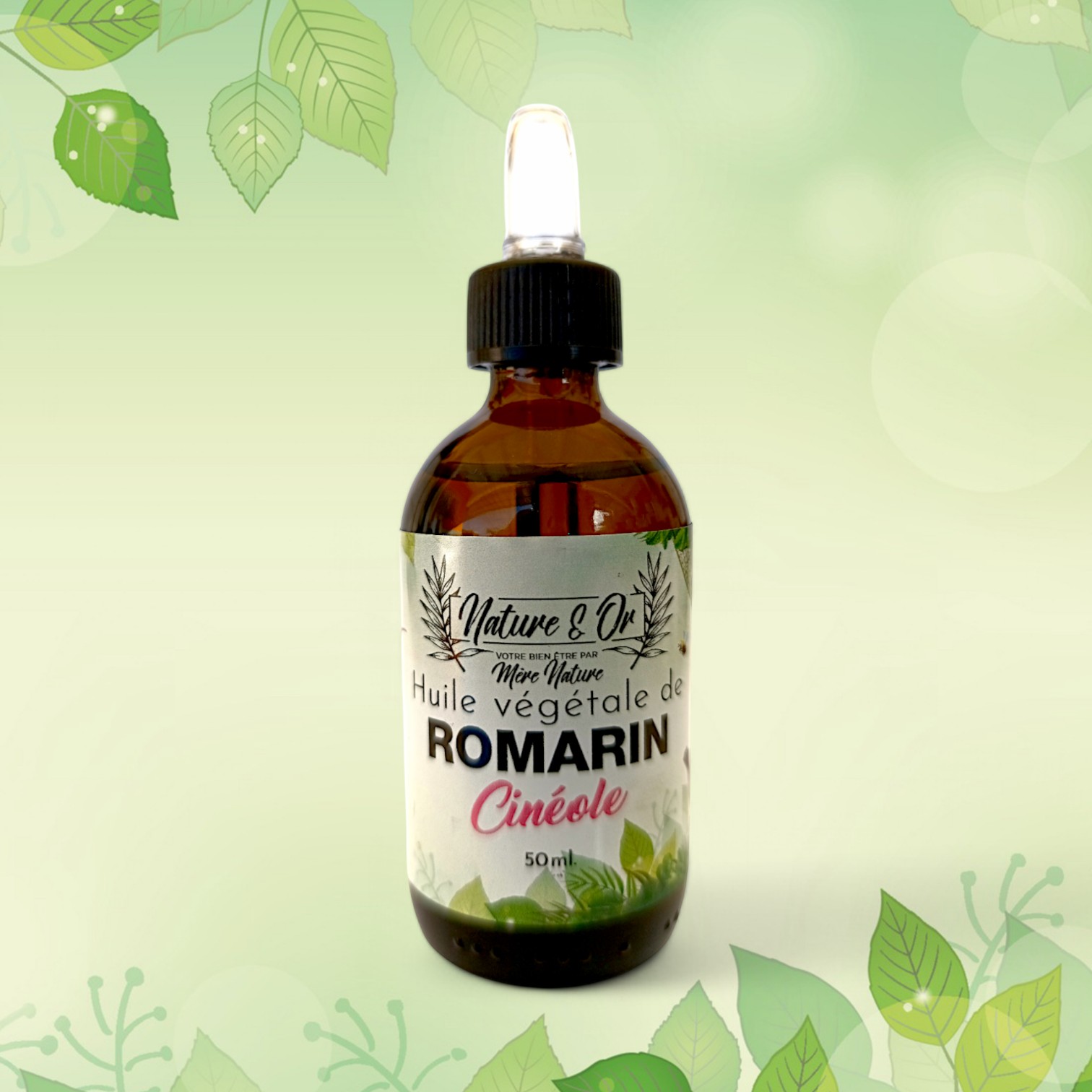 HUILE VÉGÉTALE Romarin Cinéole flacon de 50 ml