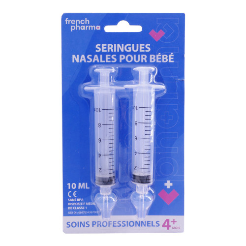 SERINGUE NASALE Bébé Transparante